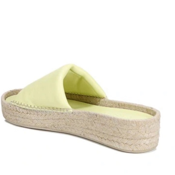 Vince Women's Jesse Slide Espadrille Sandals Shoes palelemon - Picture 2 of 8